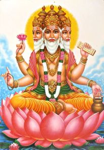 Brahma is the God who shapes the universe