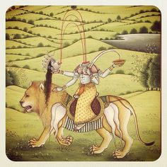 The powerful Chinnamasta represented in the symbolic back of a mythical Lion.
blog about Yoga, Tantra, Kashmir Shaivism, Advaita Vedanta and Hindu spirituality