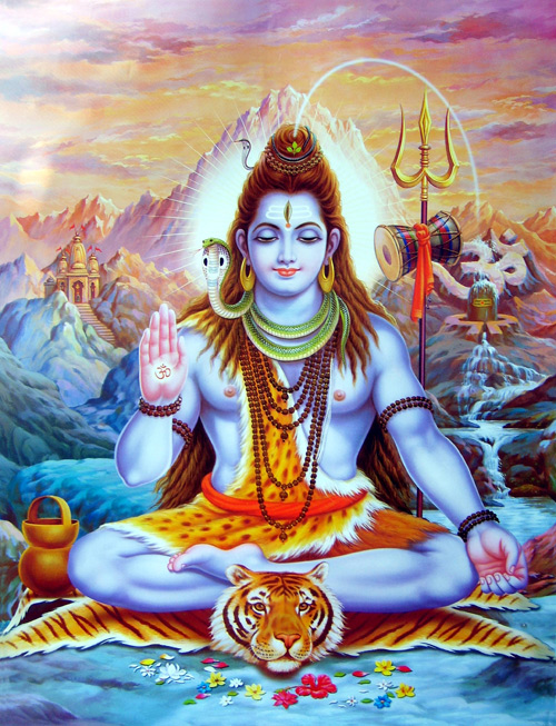 Shiva devotees also apply holy ash (Vibhuti or Bhasma) to their foreheads.