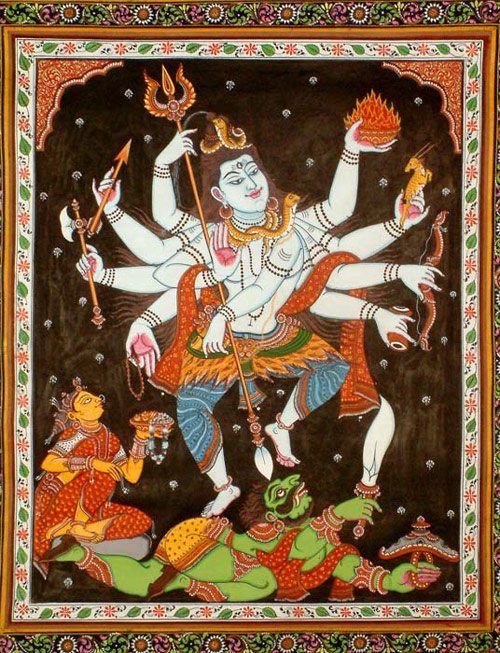Shiva dancing on an Asura tantra.press