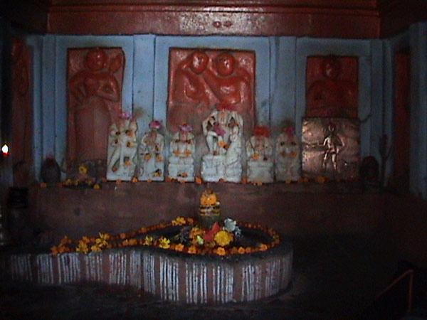 The Shiva Lingam in this photo is located in Laksmeshvar, India. 
